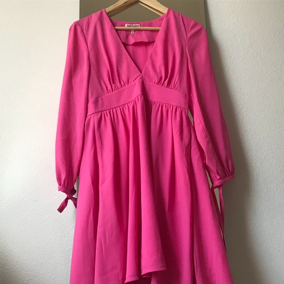 Juicy Couture Barbiecore Pink Dress SZ 2 - Picture 3 of 5